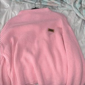 Pink oversized sweater